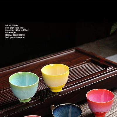 Bộ 5 Chén Thiên Mục